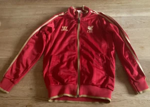 Liverpool FC Warrior Trainingsanzug/Trainingsjacke Gr. L 9-10 Jahre Kinder rot gold sehr guter Zustand - Bild 1 von 7