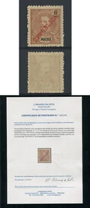 Portugal Macao Macau 1913 D. Carlos LOCAL REPUBLICA 6a MH, FVF - Picture 1 of 1