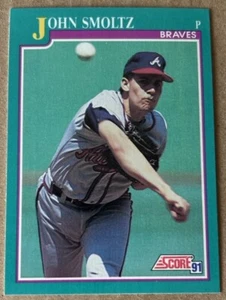 JOHN SMOLTZ HOF 1991 SCORE Card #208 NM-MT Condition - Picture 1 of 2