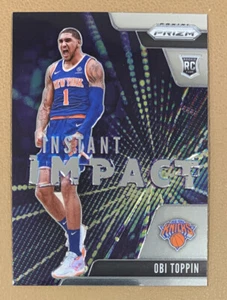 2020-2021 OBI TOPPIN Panini Prizm Silver Prizm #280 New York Knicks - Picture 1 of 2
