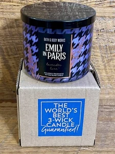 Bath & Body Works Lavender Luxe EMILY IN PARIS 3-Wick Candle, 14.5 oz - Picture 1 of 7