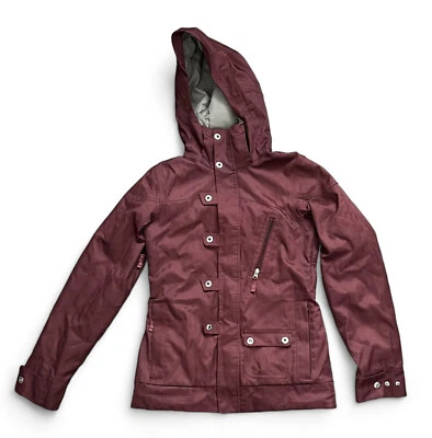 Burton Women's Burgundy Snow Ski DRYRIDE Jacket Size S - Image 1 of 4