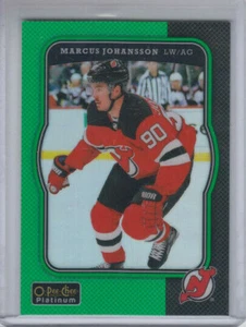 17/18 OPC Platinum New Jersey Devils Marcus Johansson Retro Green #R-32 Ltd #/49 - Picture 1 of 2