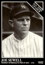 1991 Conlon Collection TSN 275 Joe Sewell   New York Yankees Baseball Card