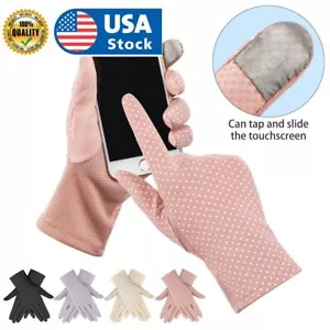 Summer Women Anti-UV Sunscreen Gloves Stretch Driving Riding Protection Gloves - Picture 1 of 16