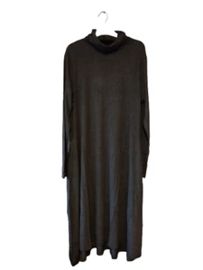 Nina Roll Neck Swing Dress Grey Size Large DH013 ii 15 - Picture 1 of 3