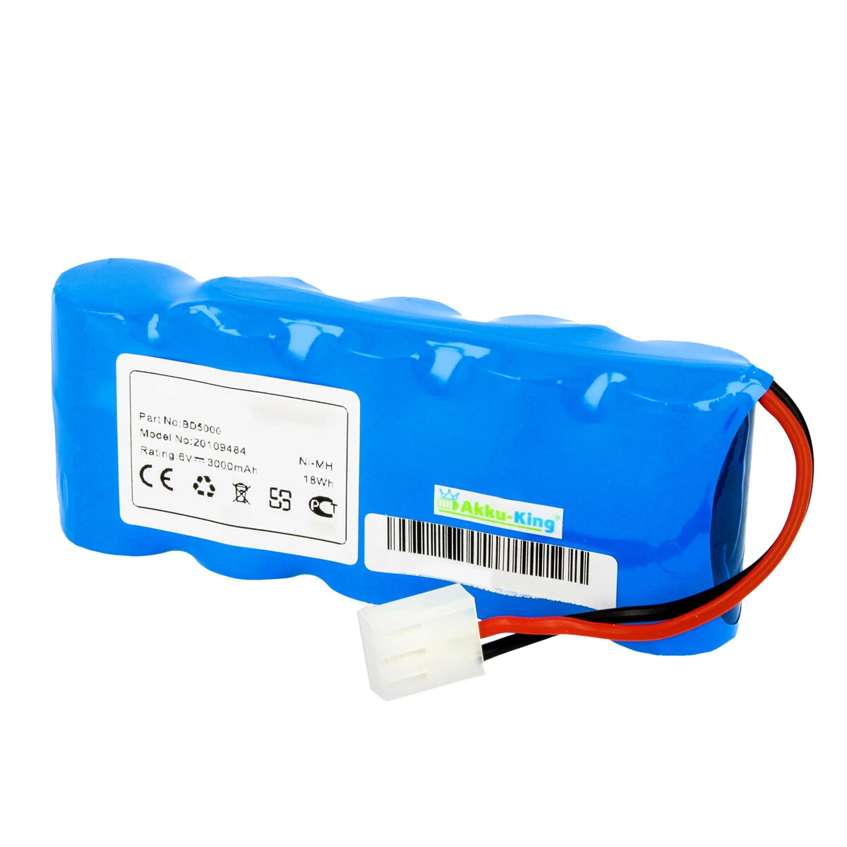 Vhbw 2X Akku Für Bosch Roll-Lift K10/K12 Torantriebe – 6 V, 2000 MAh, NiMH, Ersatz Für 9 500 005 U.a.