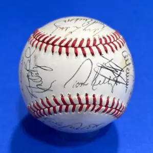 1990 Minnesota Twins signiert OAL Ball 29 Autos Kirby Puckett Kent Hrbek 100 % gut - Bild 1 von 6