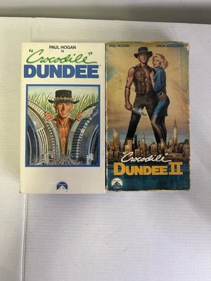 Crocodile Dundee VHS 1 And 2 VHS Foto 1 de 4