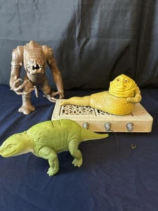 Star Wars Kenner 1979 1983 Jabba, Dewback, Rancor Action Figures - Picture 1 of 10