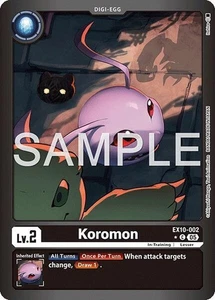 Koromon (Limited Foil) EX10-002 C Common Sinister Order NM - Picture 1 of 1