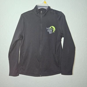 Giacca Run Disney Torre del Terrore 10 Miler 2014 Black Glow in Dark Champion taglia L - Foto 1 di 14