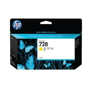 HP 728 (F9J65A) DesignJet T830/T730 Series Yellow 130ml Ink Cartridge - Picture 1 of 1