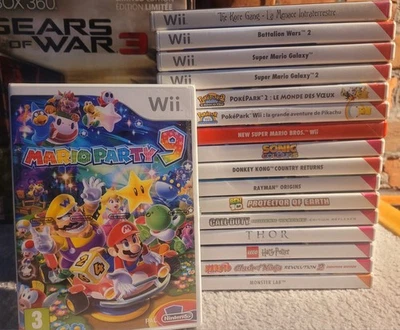 Lot Nintendo Wii 17 Jeux Mario Pokemon Sonic Occasion Et Blister  - Photo 1/4
