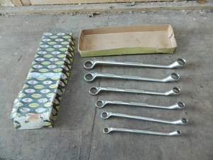 6 x BEDFORD Doppelend-RINGSCHLÜSSEL. Whitworth/BS. Verpackt - TRWS 7. Qualitätswerkzeuge - Bild 1 von 6