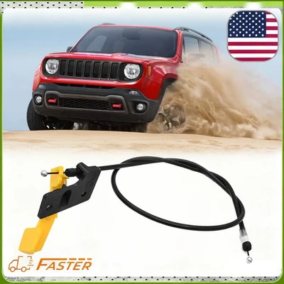 Cabo de liberação de trava de capô para 2015-2023 Jeep Renegade substituir para 68247126AA - Imagem 1 de 4