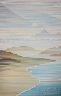 Marcus UZILEVSKY Damascus 1983 Poster Druckgraphik print - Bild 1 von 4