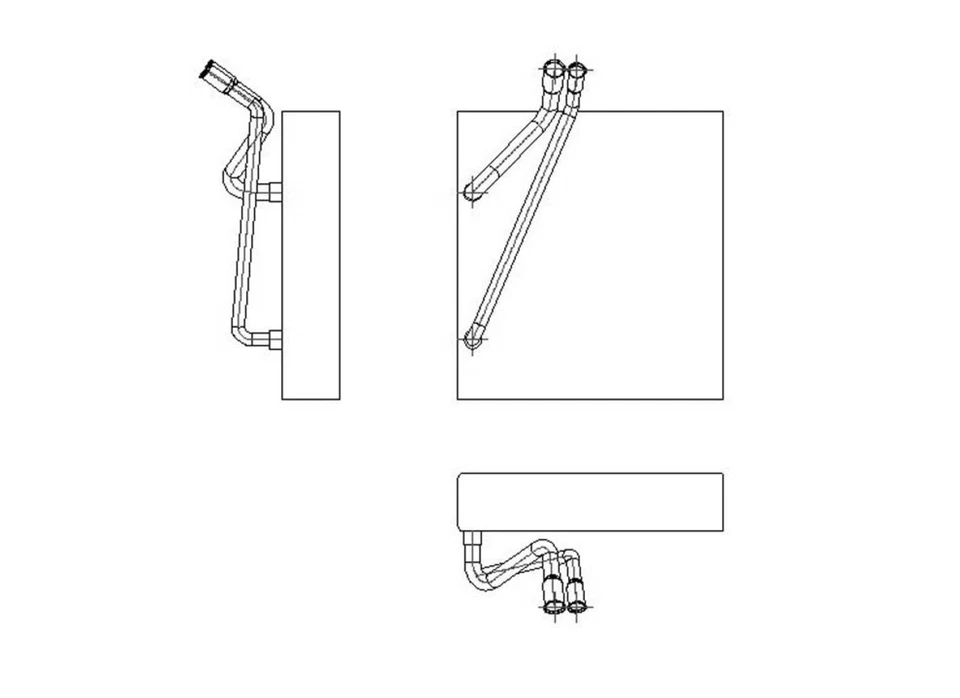 全新交流蒸发器(正面)适用于 07-08 福特 Expedition/07-08 林肯领航员 — 第 1/1 张图片