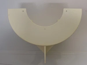 Tupperware Deckelsammler halb Rund weiß - Bild 1 von 1