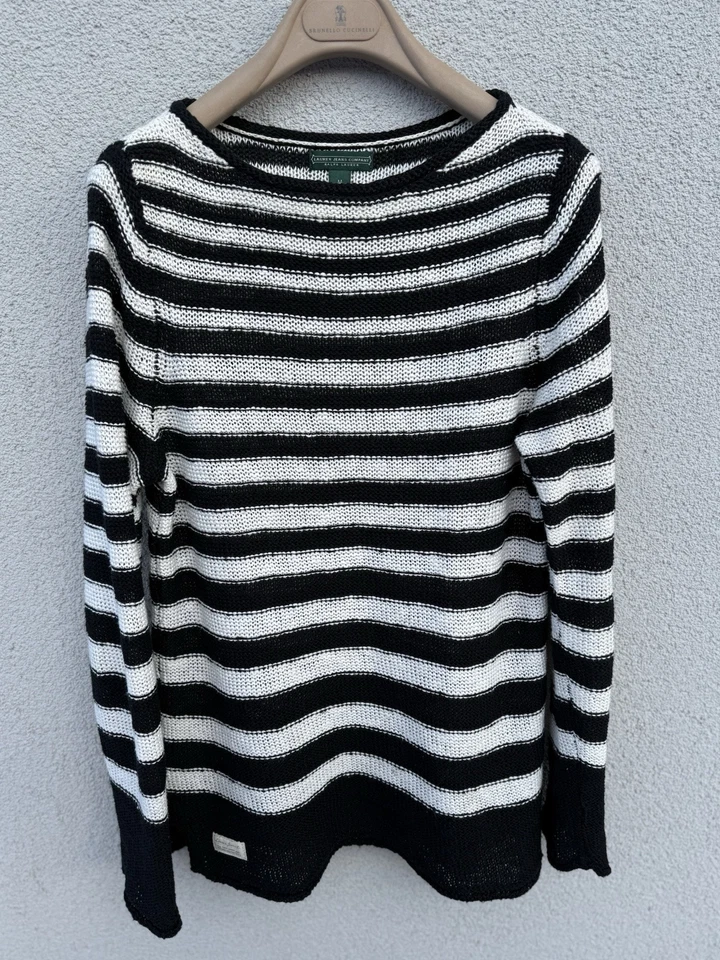 Suéter para mujer Lauren Ralph Lauren Jeans Co. mezcla de lino algodón mediano EX Foto 1 de 4