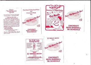CINCINNATI REDS SPIELPLAN LOT / - Bild 1 von 1