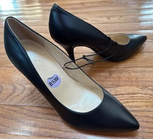 New! Nine West Black Pumps High Heels Women’s Size 8.5W - Picture 1 of 9