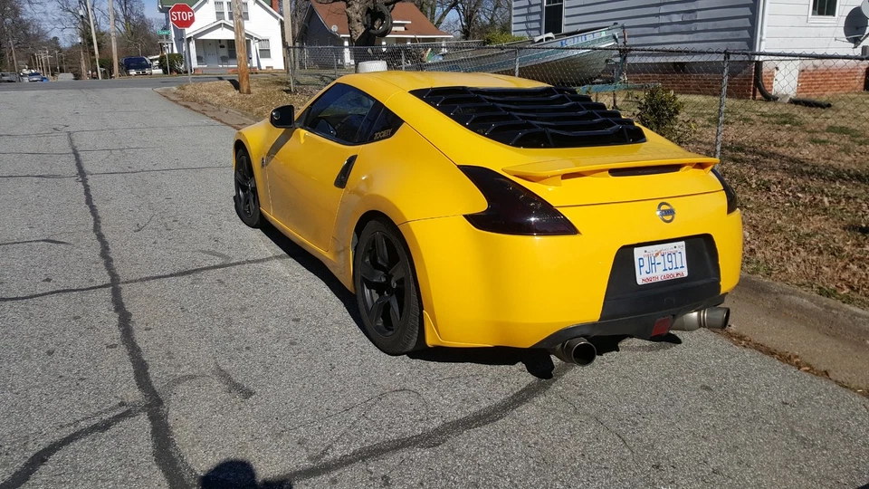 4 USED OEM ENKEI 370z wheels 18 STAGGERED! - Image 1 of 4