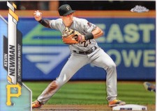 2020 Topps Chrome Refractor Kevin Newman #98 Pittsburgh Pirates