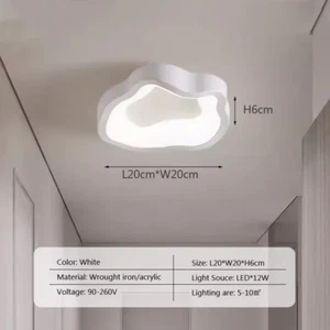 Nordic LED Ceiling Lamp Living Room Bedroom Aisle Balcony Chandelier Decor Light - Picture 1 of 16