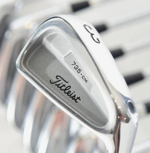 8p Titleist 735.CM Forged 3-4-5-6-7-8-9-P PW RH Golf Iron Set NSPRO 970 S Stiff - Picture 1 of 24