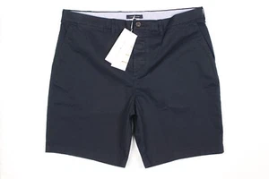 Tommy Hilfiger Men's Tommy Adaptive Classic Shorts Chino Navy Blue Magnets - Picture 1 of 5
