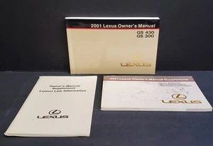 Lexus GS400/GS300 2001 manual manual del dueño, manual del dueño de Lexus con estuche #LX-14 - Imagen 1 de 7