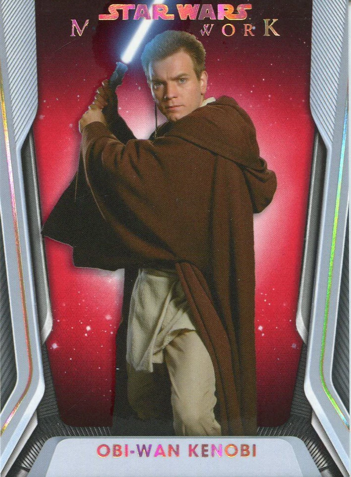 Star Wars Masterwork 2021 Red [25] Base Card #75 Obi-Wan Kenobi - Image 1 of 1