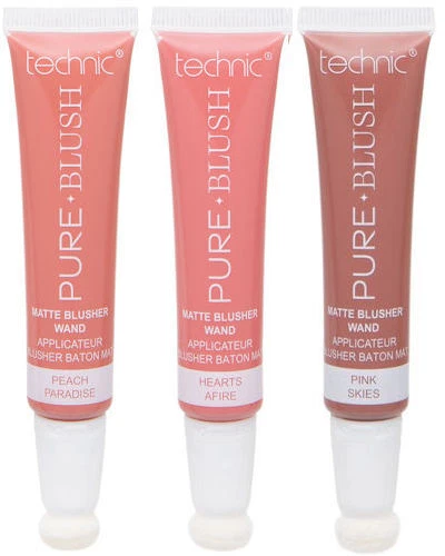 Technic Cosmetics Pure Blush Wands - Pink Nude Natural Blusher Cheeks Liquid - Image 1 of 1