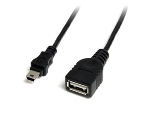 StarTech USBMUSBFM1 1 ft Mini USB 2.0 Cable USB A to Mini B Female to Male - Picture 1 of 1