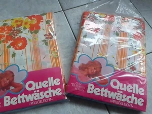 Bettwäsche Quelle , Bezug, Kissen , Bettlaken, 6 Tlg ., 135x200,80x80 - Bild 1 von 8