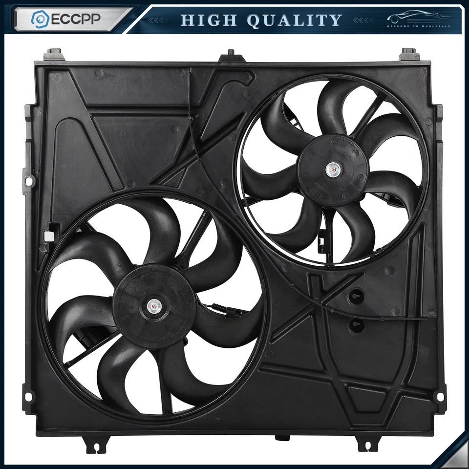 Conjunto de ventilador de refrigeración condensador radiador para Kia Sorento 2003 2004 2005 2006 Foto 1 de 4