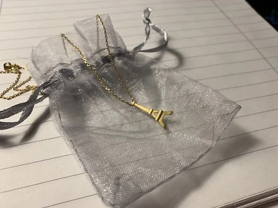 New Womens Paris Eiffel Tower Pendant 16inch Necklace （purchased in Paris） Foto 1 de 2