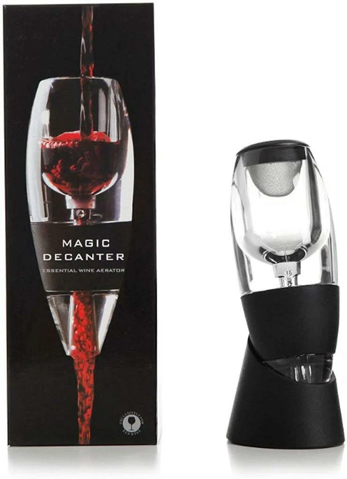 Aireador de vino Magic Decanter Essential agrega acabado de sabor Respira ¡ENVÍO RÁPIDO! D64 Foto 1 de 1