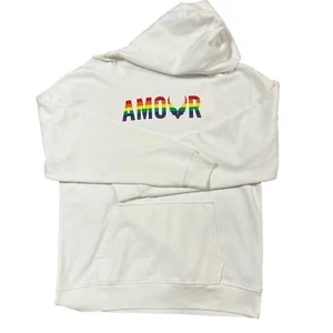 ZADIG & VOLTAIRE Sanchi Amour Wings Graphic Drop Shoulder Hoodie Sz XL NWT - Picture 1 of 12