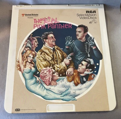 Laserdisc Video" The Pink Panther" RCA SELECTAVISION VIDEODISCS UNITED ARTISTS — 第 1/2 张图片