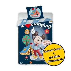 Mickey Mouse Juego Funda Edredón Niños Individual Talla Ue Algodón Cama Disney - Imagen 1 de 3