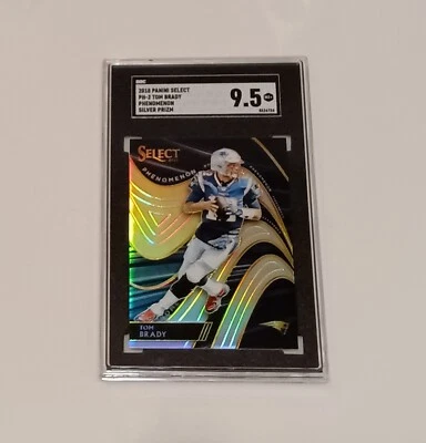 Tom Brady,2018 Panini Select Phenomenon Prizm #PH-2 (Silver)..SGC 9.5,POP:2 - Image 1 of 2