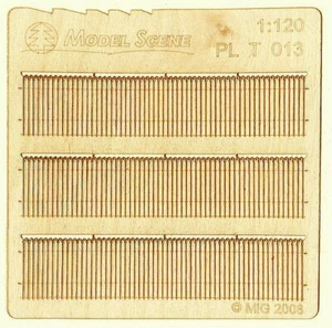 Model Scene 1/120 Decorative European Wooden Fence Type 13 - Picture 1 of 1