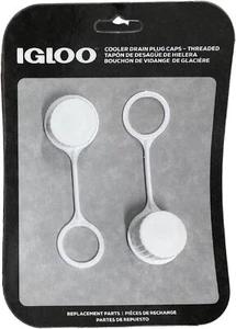 Igloo Plug Stopper Small White Replacement For 50 Quart Coolers Threaded Cap - Picture 1 of 5