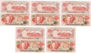 Philippines - 5 pcs x 20 Piso 1978 UNC P. 162c Lemberg-Zp - Picture 1 of 2