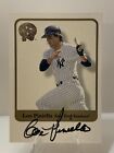 2001 Fleer Greats of the Game Lou Piniella On Card Auto New York Yankees