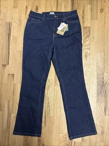 L.L. Bean Classic Fit Straight Leg Jeans Women's 12 Rinsed - Picture 1 of 5