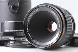 [MINT w/ Macro Adapter Tube] Konica Macro-Hexanon AR 55mm f/3.5 Lens From JAPAN - Picture 1 of 13