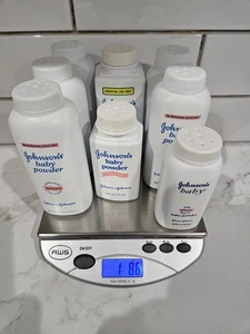 PREOWNED LOT OF 8 JOHNSON'S BABY POWDER WITH TALC Small - Picture 1 of 20